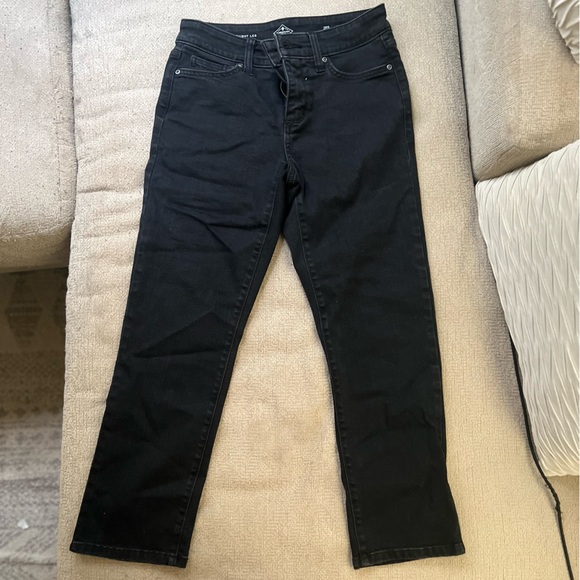 Black Straight Leg St. John’s Bay jean size 2 petite small - Picture 3 of 5